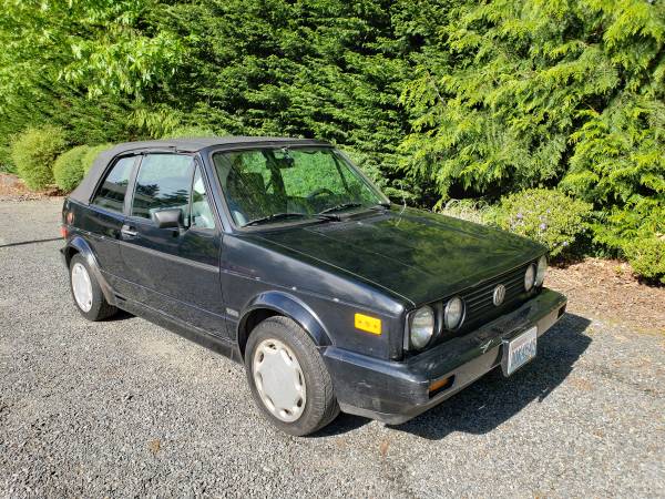 1989 VW Cabriolet 164K original miles Runs Strong - cars & for sale in Snohomish, WA – photo 2
