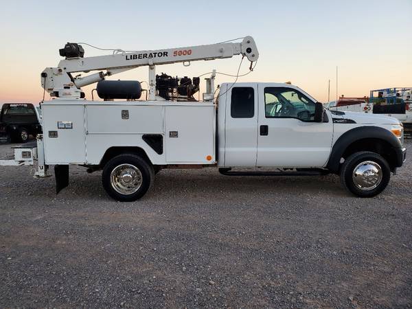 2012 Ford F-450 2wd 5000lb Crane 9ft Service Uyility Bed 6.8L Gas... for sale in Dallas, TX – photo 5