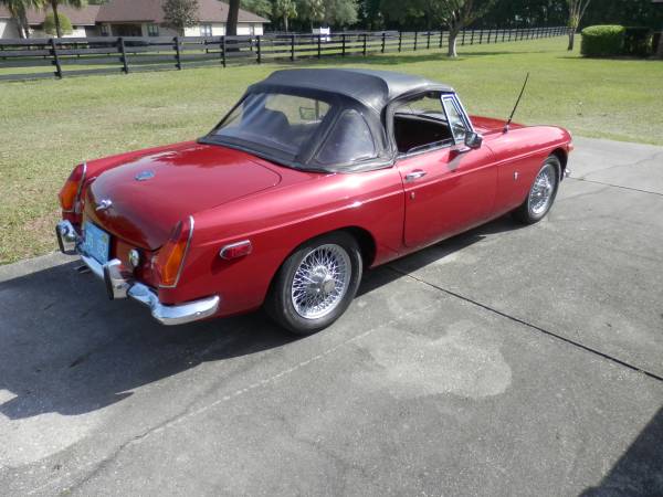 1972 MGB classic convertible OD for sale in Ocala, FL – photo 2