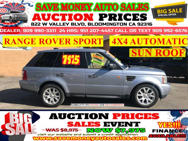 2008 RANGE ROVER SPORT>FULLY LOADED>CALL 24HR for sale in BLOOMINGTON, CA