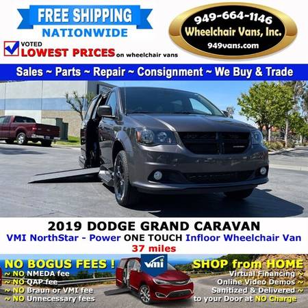 2019 Dodge Grand Caravan SE Plus Wheelchair Van VMI Northstar - Pow for sale in LAGUNA HILLS, UT – photo 2
