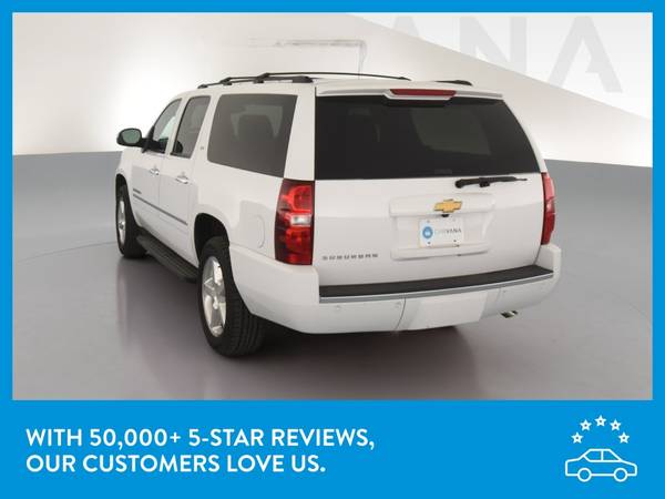 2014 Chevy Chevrolet Suburban 1500 LTZ Sport Utility 4D suv White for sale in New Haven, CT – photo 6