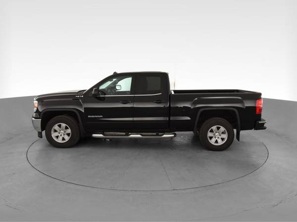 2014 GMC Sierra 1500 Double Cab SLE Pickup 4D 6 1/2 ft pickup Black... for sale in Albany, NY – photo 5