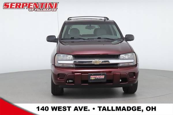 2007 Chevy Chevrolet TrailBlazer LS suv Bordeaux Red Metallic - cars... for sale in Tallmadge, OH – photo 2