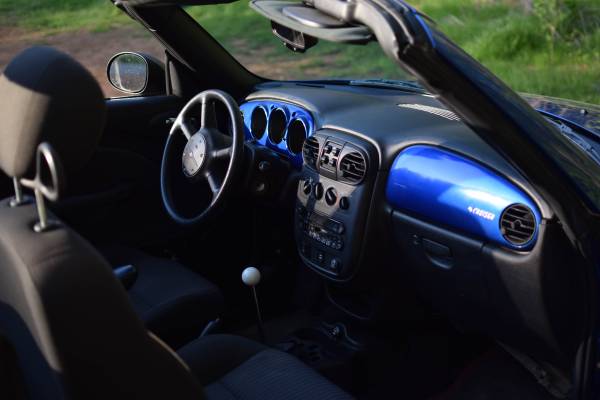 2005 PT Cruiser convertible (metallic blue) - - by for sale in Raleigh, NC – photo 8