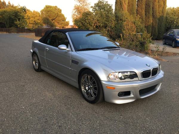 Low Miles 2003 BMW M3 E46 Metallic Silver Convertible SMG - cars &... for sale in Elverta, CA – photo 2
