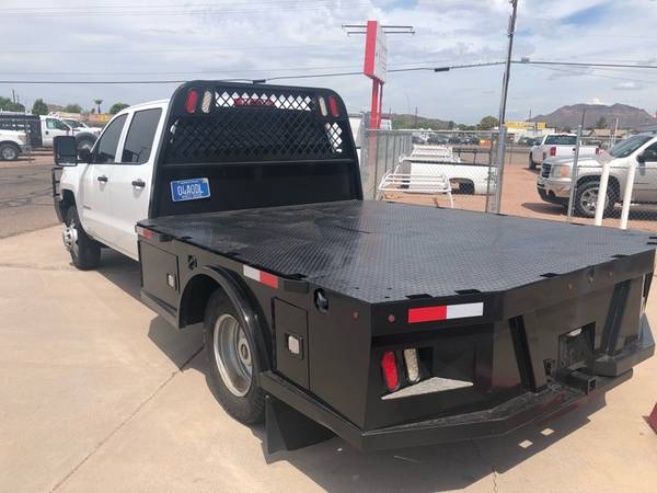 2016 CHEVROLET SILVERADO 3500HD 4WD CREW CAB FLAT BED WORK TRUCK for sale in Mesa, UT – photo 3