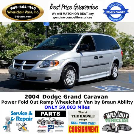 2004 Dodge Grand Caravan Power Ramp Side Loading Wheelchair Van for sale in Laguna Hills, CA – photo 5