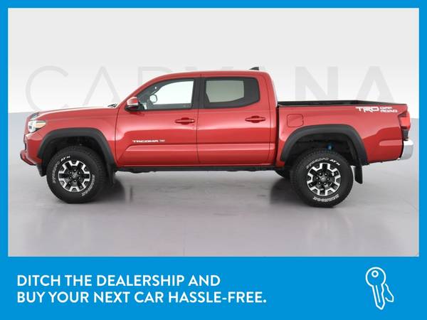2018 Toyota Tacoma Double Cab TRD Off-Road Pickup 4D 5 ft pickup Red for sale in Jacksonville, FL – photo 4