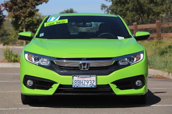 2017 Honda Civic EX-L coupe Energy Green Pearl for sale in Livermore, CA – photo 4