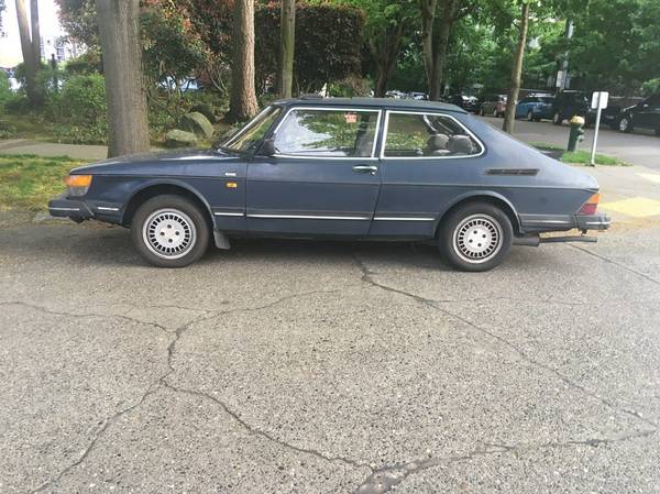 86 Saab 900 non-turbo square nose navy blue collectors edition for sale in Seattle, WA – photo 9