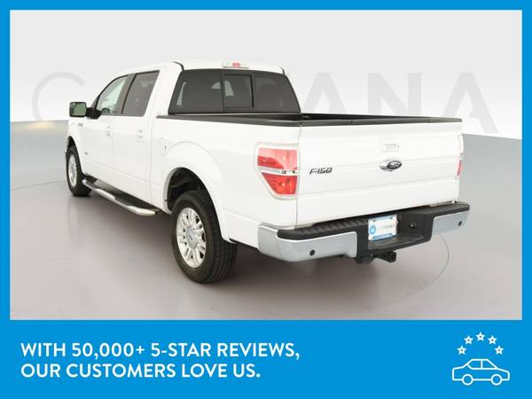 2014 Ford F150 SuperCrew Cab Lariat Pickup 4D 5 1/2 ft pickup White for sale in San Antonio, TX – photo 6