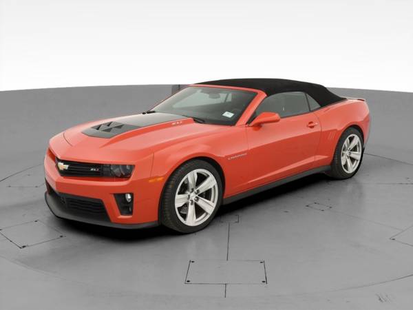 2013 Chevy Chevrolet Camaro ZL1 Convertible 2D Convertible Orange -... for sale in NEWARK, NY – photo 3