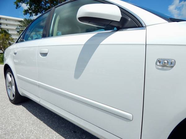2007 AUDI A4 2.0L TURBO AUTO WHITE ON BEIGE CLEAN TITLE LOW MILES NICE for sale in LAKE PATK, FL – photo 12