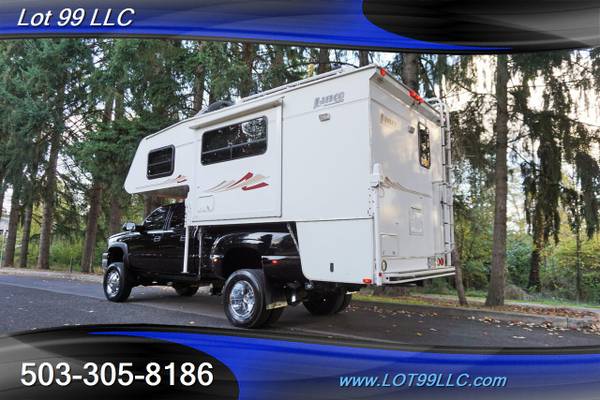2005 CHEVROLET 3500 4X4 DUALLY LT DURAMAX AND LANCE CAMPER OVER CAB... for sale in Milwaukie, OR – photo 8