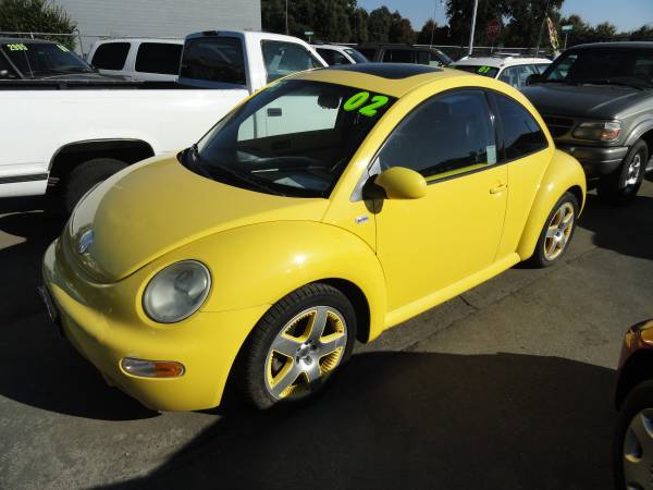 2002 VOLKWAGEN BEETLE TURBO BRIGHT YELLOW !!! for sale in Gridley, CA