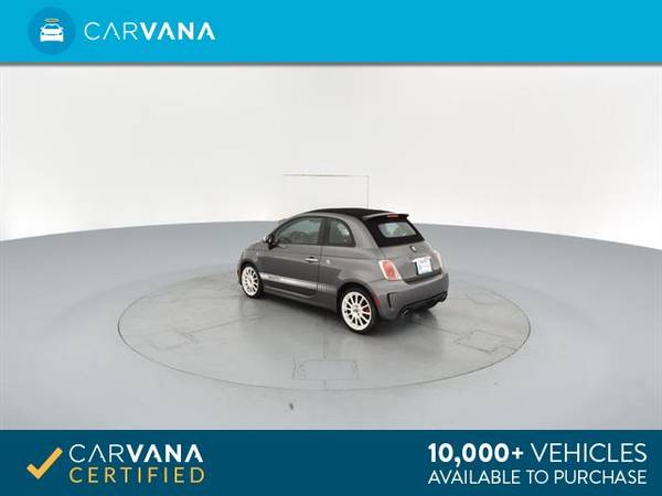 2013 FIAT 500 500c Abarth Cabrio Convertible 2D Convertible Gray - for sale in Indianapolis, IN – photo 8
