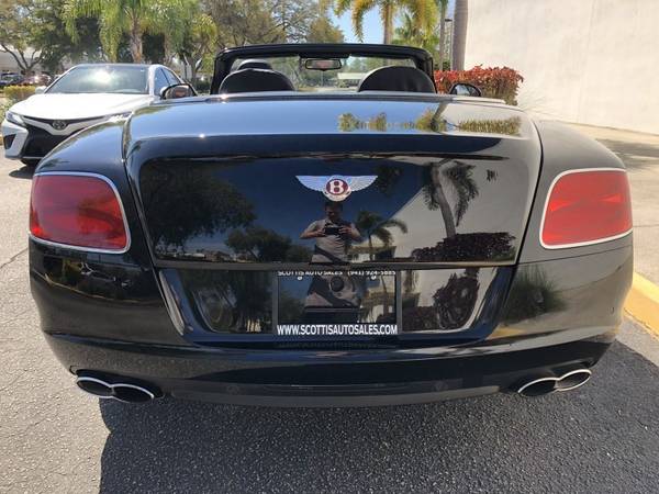 2013 Bentley Continental GT V8 CONVERTIBLE CLEAN CARFAX TWIN for sale in Sarasota, FL – photo 7