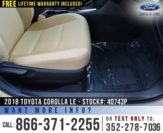 2018 Toyota Corolla LE *** Bluetooth, Backup Camera, Keyless Entry... for sale in Alachua, FL – photo 21