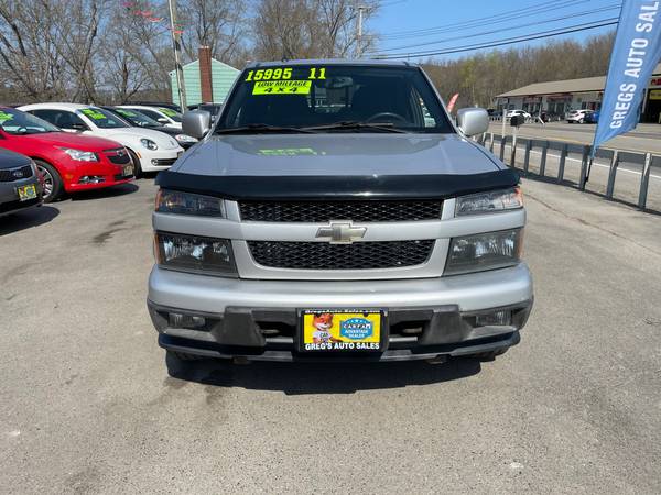 2011 CHEVY COLORADO CREW CAB LT 4X4 80, 000 MILES - cars & for sale in Owego, NY – photo 2