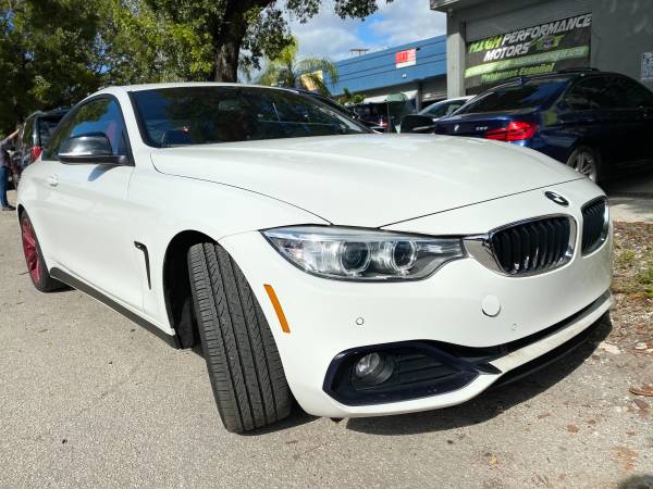 2015 BMW 435I WHITE ON RED!!! $3999 DOWN - $345 A MONTH WAC!!!! -... for sale in North Miami Beach, FL – photo 2