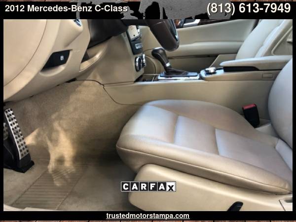 2012 MERCEDES BENZ C-250 SPORT SEDAN with Pwr windows w/1-touch... for sale in TAMPA, FL – photo 20