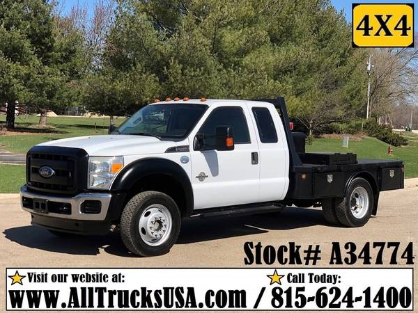 FLATBED & STAKE SIDE TRUCKS CAB AND CHASSIS DUMP TRUCK 4X4 Gas for sale in detroit metro, MI – photo 7