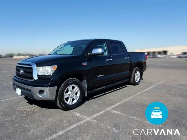 2013 Toyota Tundra CrewMax Pickup 4D 5 1/2 ft pickup Black - FINANCE... for sale in Wausau, WI – photo 3