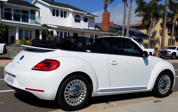 2016 WHITE VW BEETLE CONVERTIBLE for sale in Costa Mesa, CA – photo 6