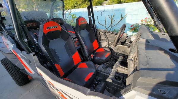 2020 POLARIS RZR XP 4 TURBO 5 Seats DYNAMIX White on Red Street for sale in Long Beach, CA – photo 6