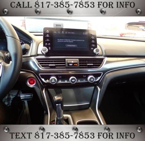 2019 Honda Accord Sedan Sport 1.5T - Finance Low for sale in Granbury, TX – photo 12
