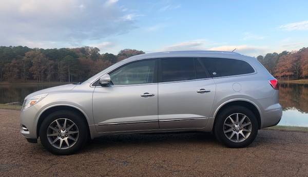 2014 Buick Enclave Silver Leather 2nd Row Buckets SUV**CLEAN... for sale in Heber Springs, TN – photo 2