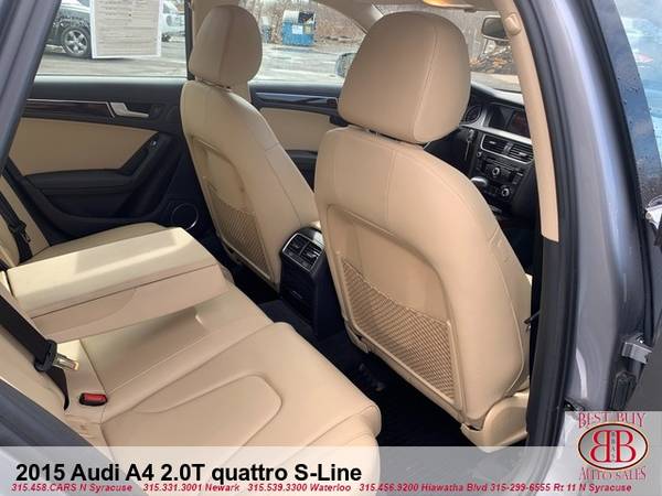 2015 AUDI A4 SLINE (EVERYBODY IS APPROVED) - - by for sale in Waterloo, NY – photo 17