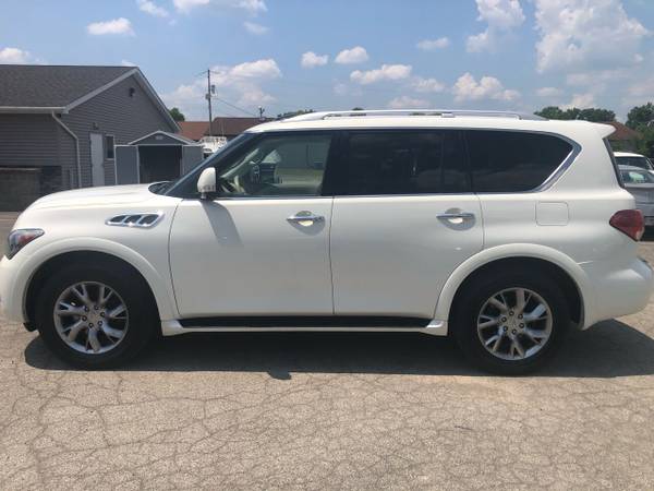 2012 INFINITI QX56 White BIG SAVINGS! - cars & trucks - by dealer -... for sale in Canfield, OH – photo 2