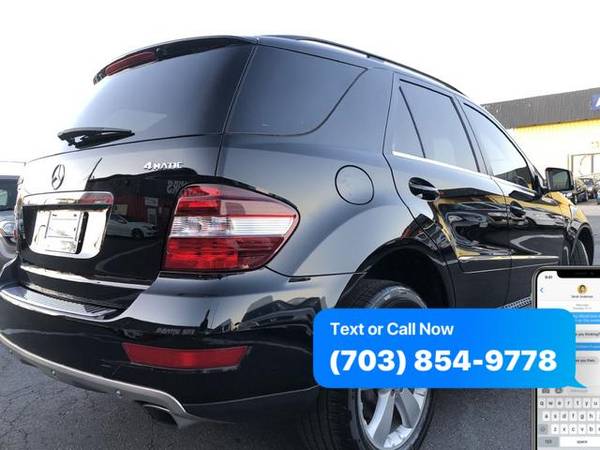 2011 MERCEDES-BENZ ML 350 4MATIC 6 MONTHS WARRANTY INCLUDED for sale in Manassas, VA – photo 7