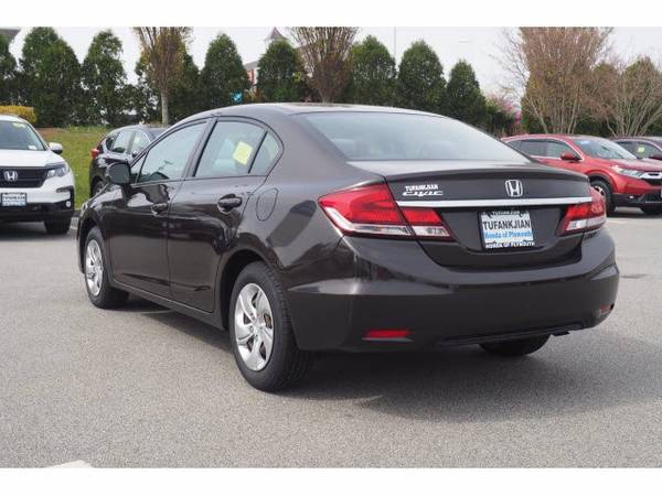 2013 Honda Civic Sdn LX sedan Gray - - by dealer for sale in Plymouth, MA – photo 2
