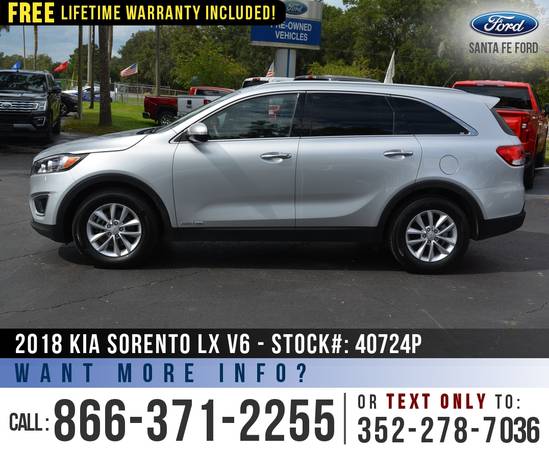 *** 2018 KIA SORENTO LX SUV *** Cruise Control - SIRIUS - Bluetooth... for sale in Alachua, GA – photo 4
