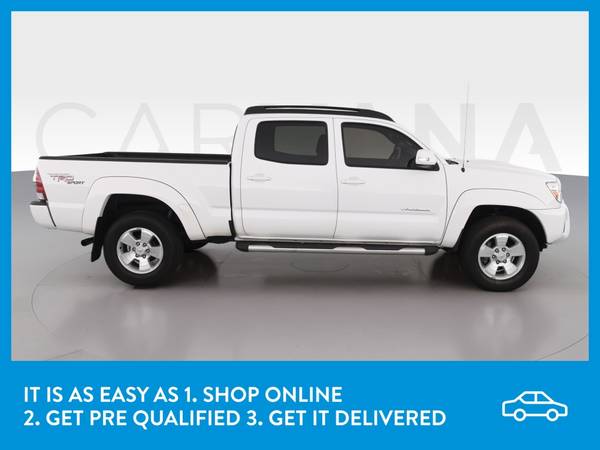 2013 Toyota Tacoma Double Cab PreRunner Pickup 4D 6 ft pickup White for sale in Raleigh, NC – photo 10