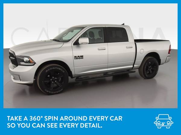 2018 Ram 1500 Crew Cab Night Pickup 4D 5 1/2 ft pickup Silver for sale in Dade City, FL – photo 3