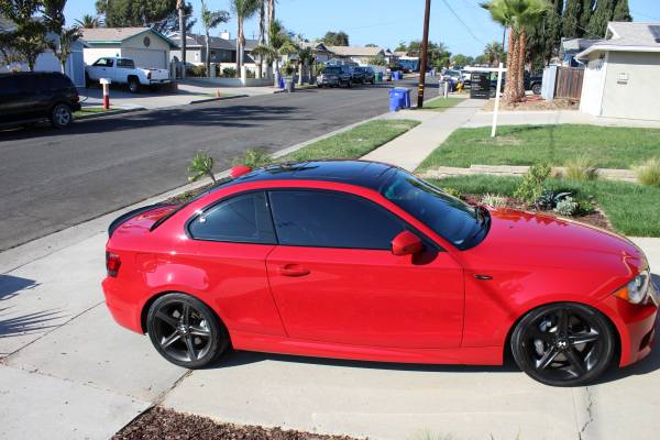 2011 BMW 135I Msport 6 MT Crimson Red canyon carver/DD, 62,214 Miles... for sale in Oceanside, CA – photo 17