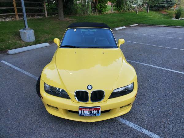 2000 BMW Z3 5 speed rare dakar yellow with only 58k miles! - cars & for sale in Boise, ID – photo 2