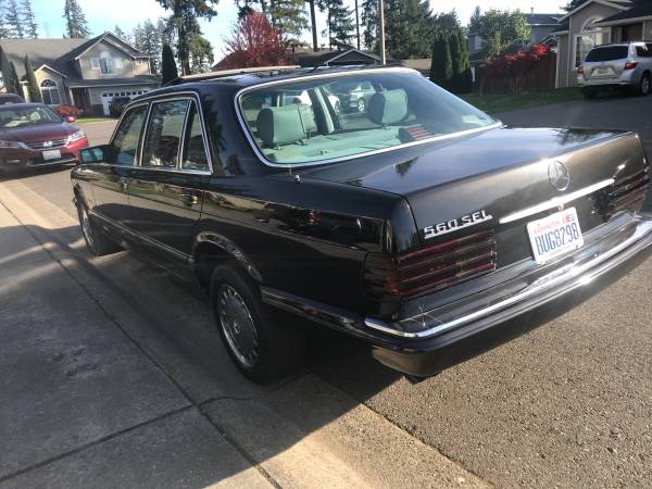 1988 Mercedes Benz 560 SEL - cars & trucks - by owner - vehicle... for sale in Pacific, WA – photo 4