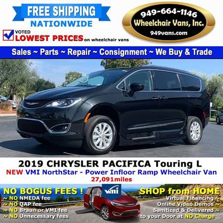 2019 Chrysler Pacifica Touring L Wheelchair Van VMI Northstar - Pow for sale in Laguna Hills, CA – photo 7