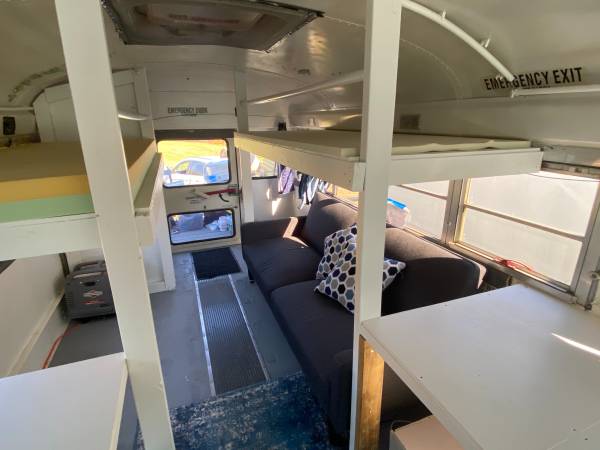 Skoolie - Converted School Bus, Tiny Home, Camper Bus with LED... for sale in Charlottesville, VA – photo 19