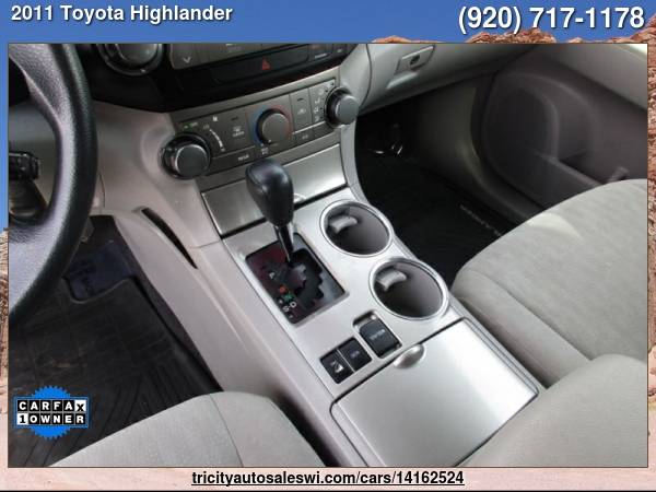 2011 TOYOTA HIGHLANDER BASE AWD 4DR SUV Family owned since 1971 for sale in MENASHA, WI – photo 15