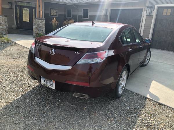 2009 Acura TL, Burgundy, 3.5 W/Tech Pkg. FWD 5 speed, V6, Leather -... for sale in Helena, MT – photo 4