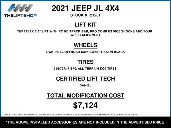 2021 Jeep Wrangler UNLIMITED RUBICON - Lifted Trucks for sale in Mesa, AZ – photo 2