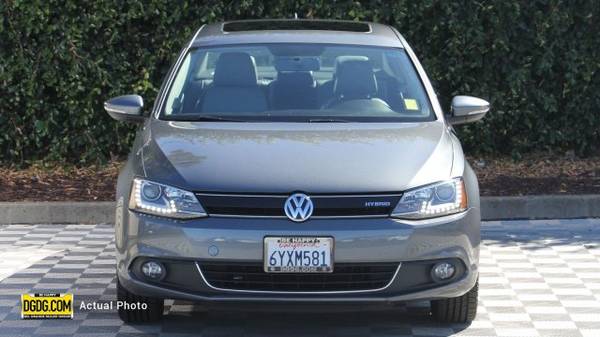 2013 VW Volkswagen Jetta Sedan Hybrid SEL Premium sedan Platinum Gray for sale in San Jose, CA – photo 18