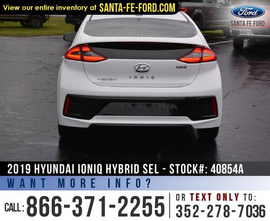 2019 Hyundai Ioniq Hybrid SEL Camera - Cruise - Push To for sale in Alachua, FL – photo 6