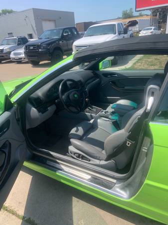2004 BMW 330CI convertible Only 130K Miles M3 rims Lime green for sale in Osseo, MN – photo 14